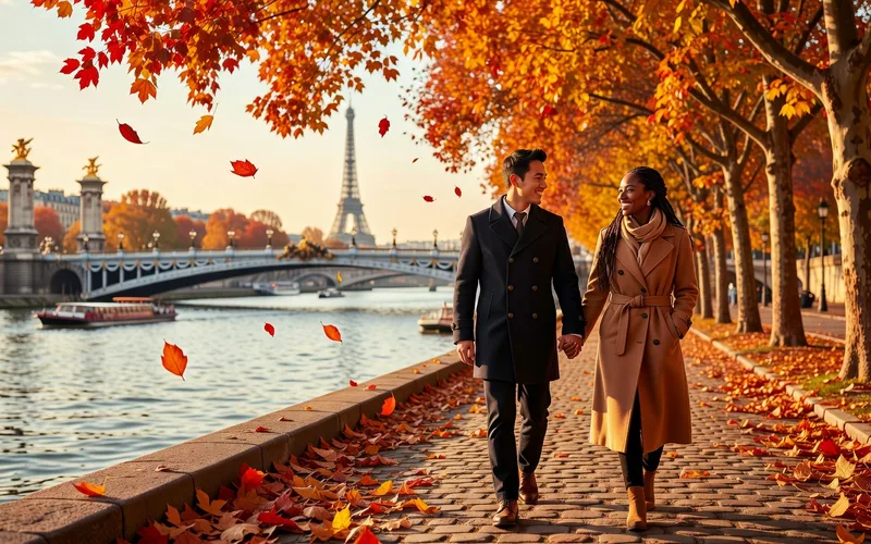 Femme russe étudiant le français dans un café parisien avec des livres et un cahier, illustrant l'apprentissage linguistique
